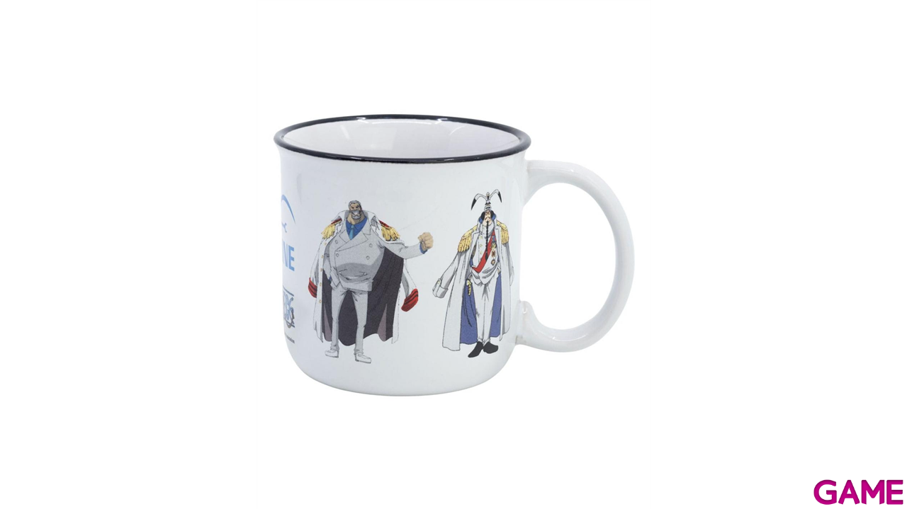 Taza Ceramica One Piece Desayuno 400 Ml Marine-0