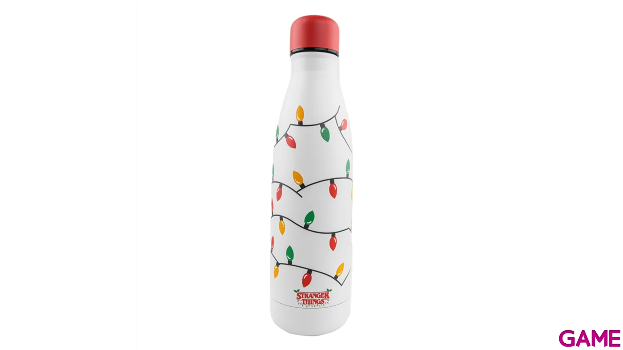 Botella de acero inoxidable Stranger Things  Christmas Lights de 500 ml-0