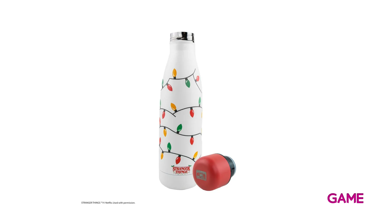 Botella de acero inoxidable Stranger Things  Christmas Lights de 500 ml-2