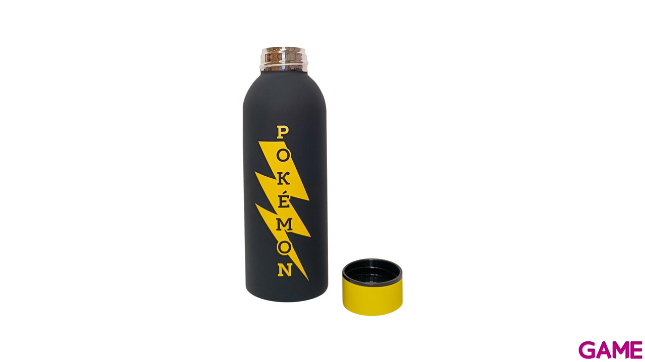 Botella soft touch de acero inoxidable Pokemon Rayo de 500 ml-1