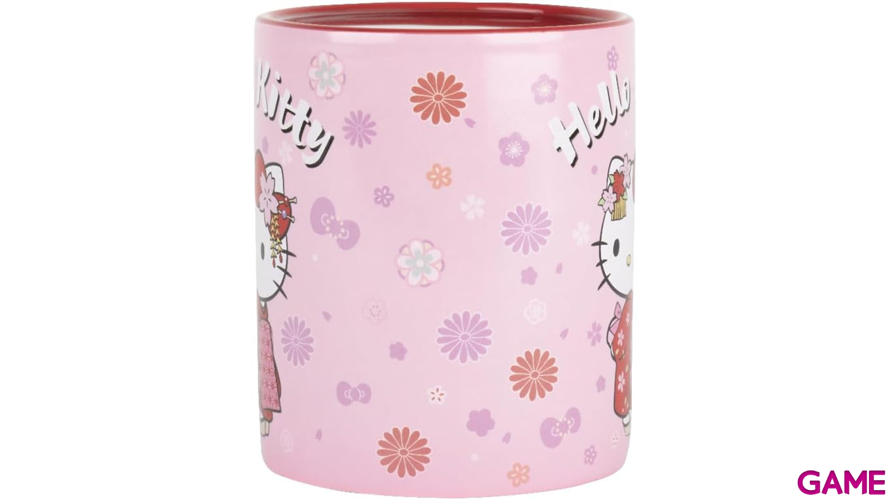 Taza Termosensible Hello Kitty Kimono de 320 ml-0
