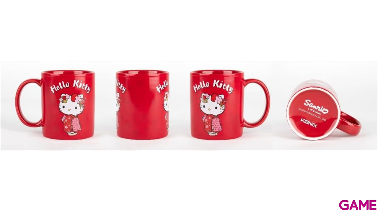 Taza Termosensible Hello Kitty Kimono de 320 ml-1
