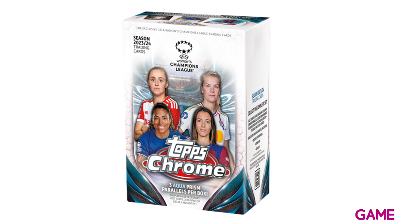 Pack de cartas coleccionables Chrome Value Box UEFA Women´s Champions League 2023-24-0