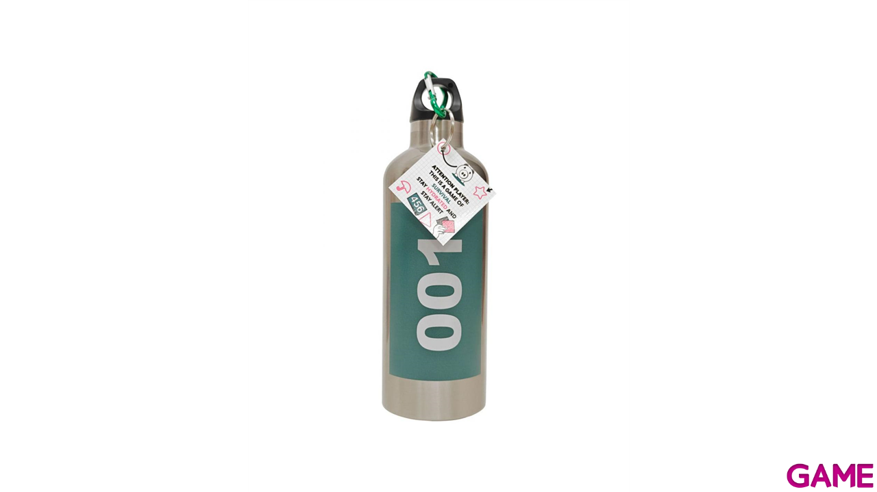 Caja de regalo Juego del Calamar (Figura + Botella + manta + pegatinas)-2