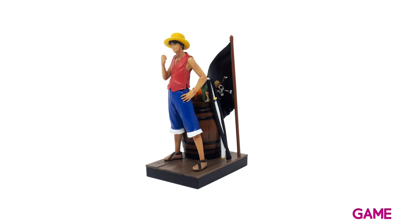 Caja de regalo One Piece (Figura + Botella + manta + pegatinas)-3