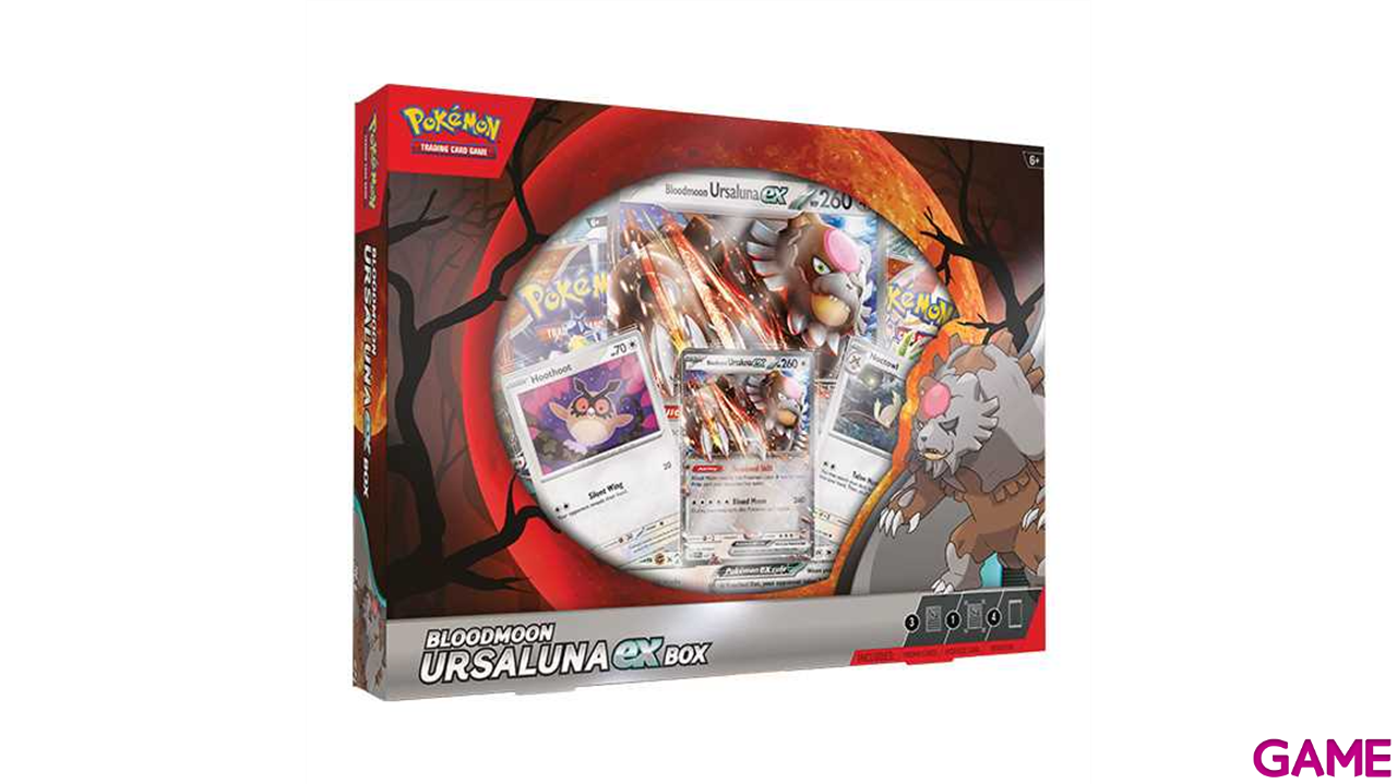 Pack de cartas Pokemon Bloodmoon Ursaluna ex Box (ingles)-1