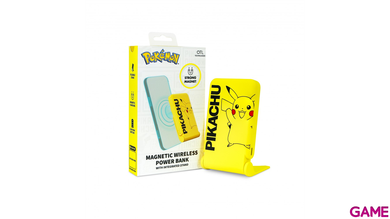 Powerbank Pokemon Pikachu Magsafe imantada de 5000 mAh-3