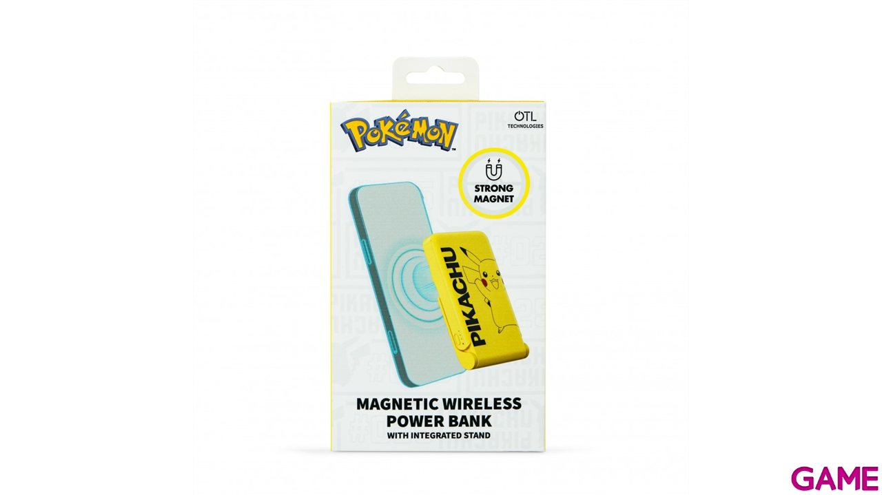 Powerbank Pokemon Pikachu Magsafe imantada de 5000 mAh-2