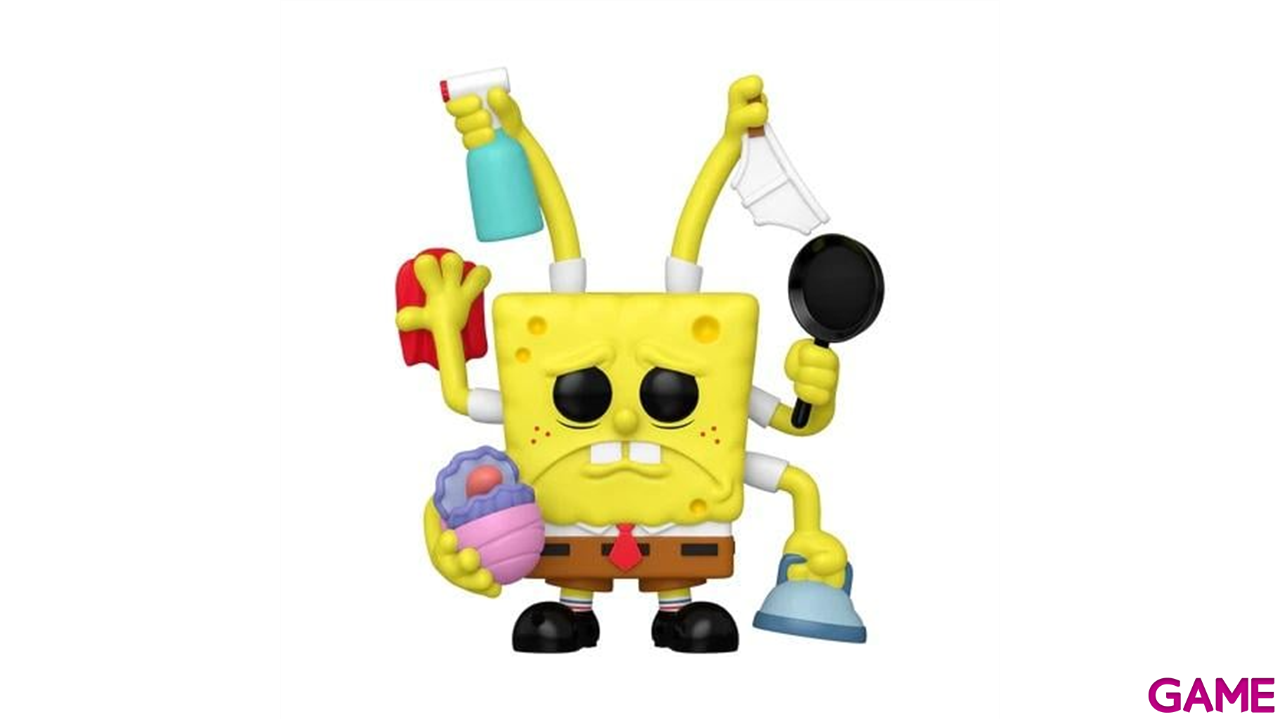 Figura POP Bob Esponja Limpiando-2