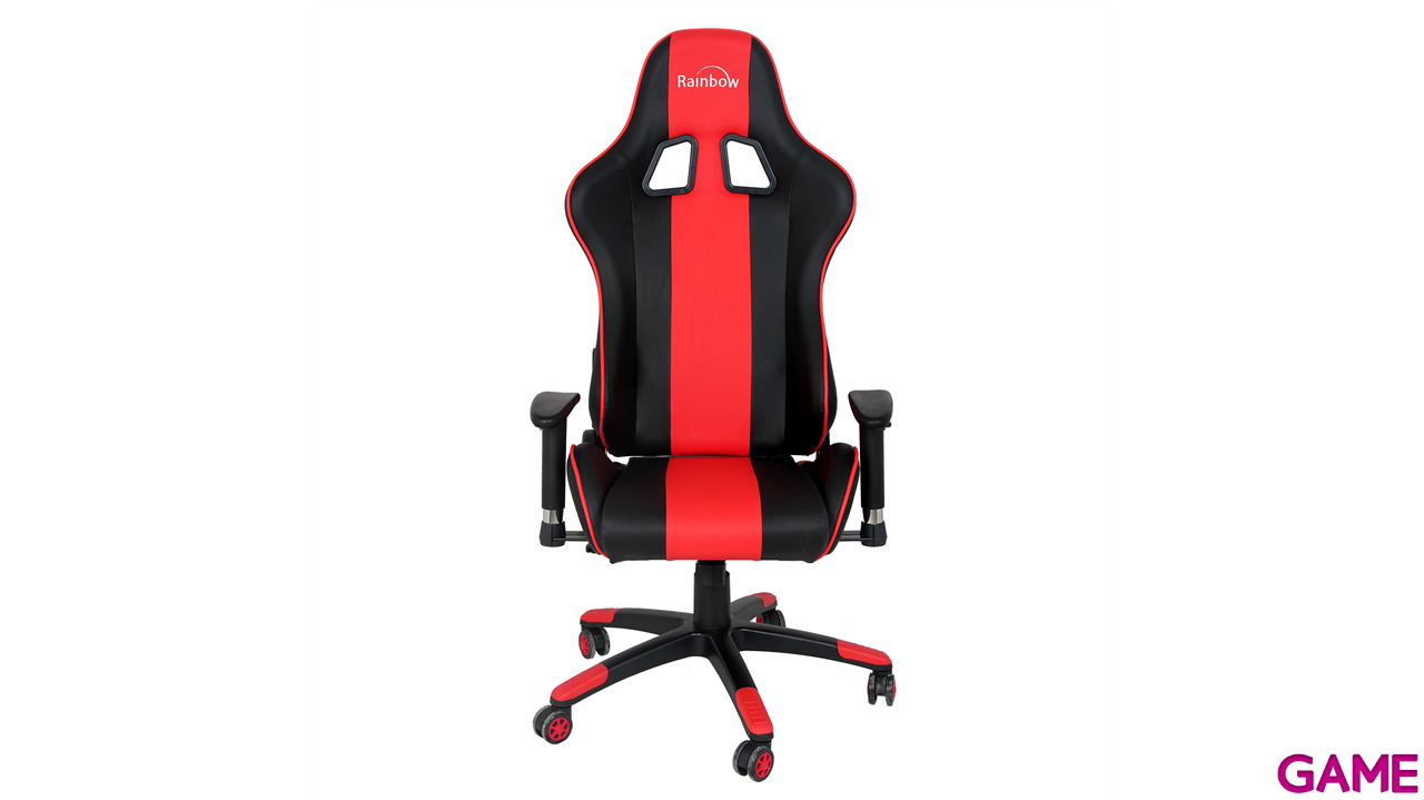 Rainbow RB-e200 Negro - Rojo - Silla Gaming-1