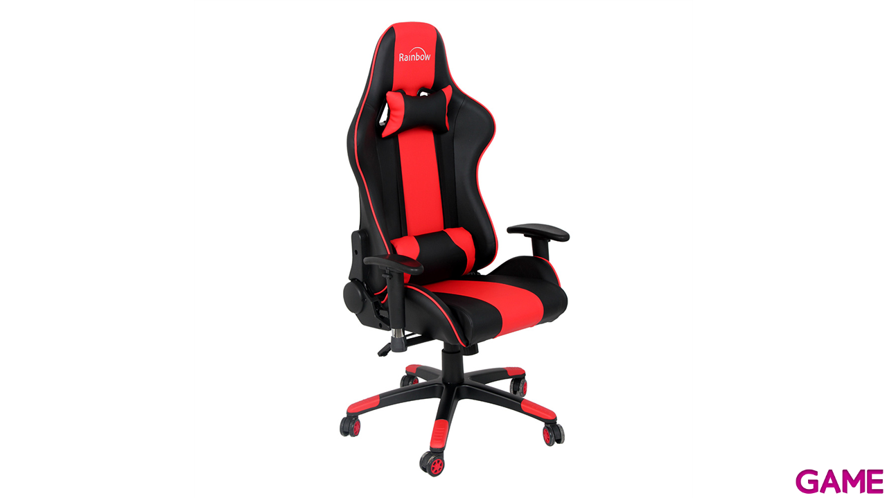 Rainbow RB-e200 Negro - Rojo - Silla Gaming-4
