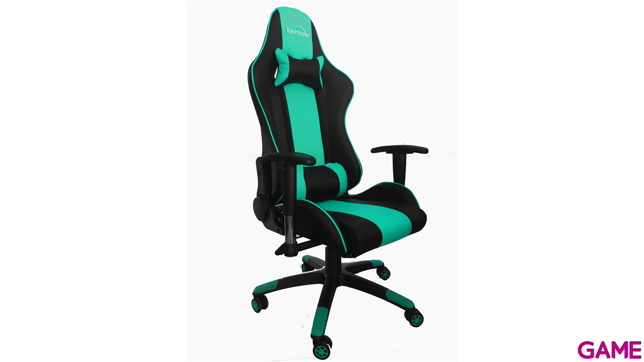 Rainbow RB-e200 Negro - Azul - Silla Gaming-0