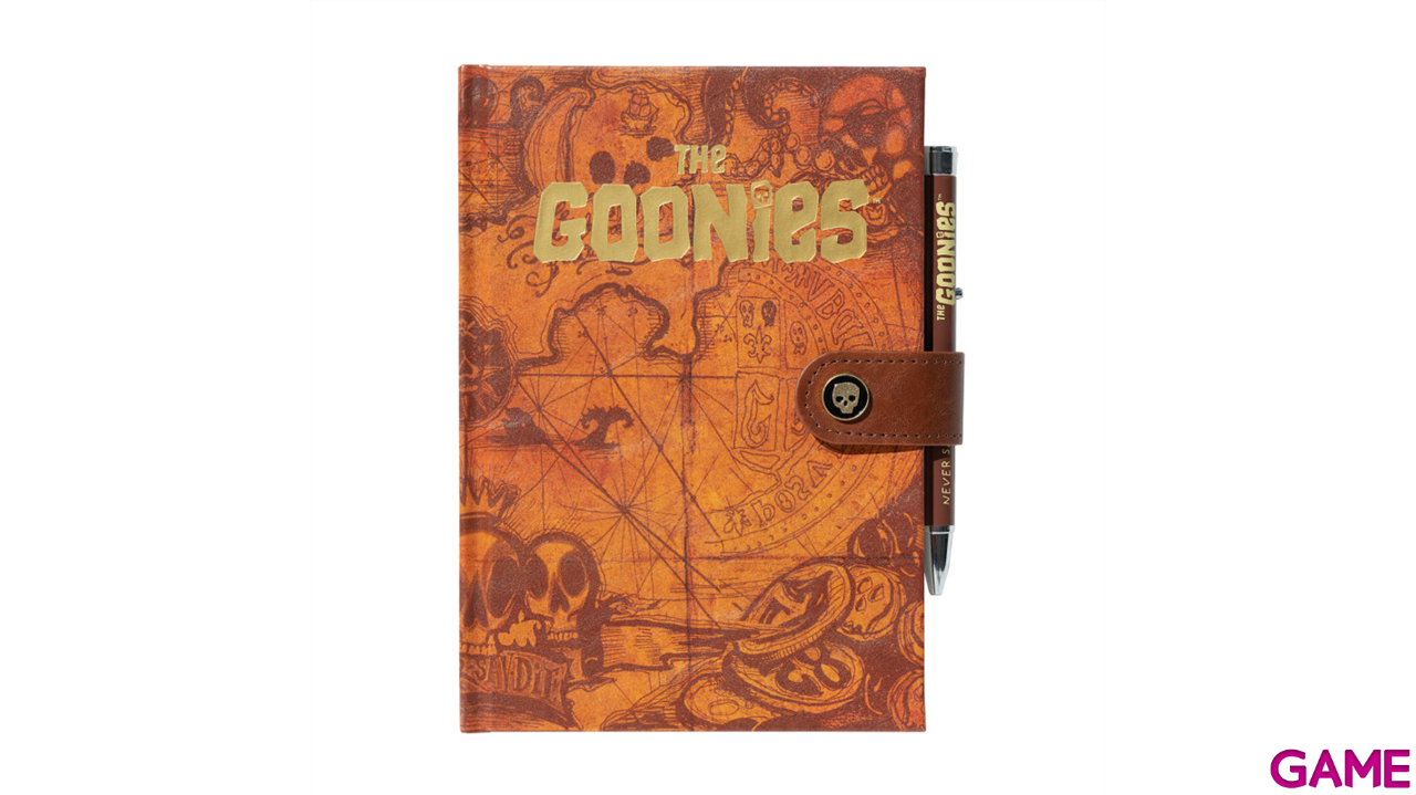 Cuaderno premium A5 con boligrafo proyector The Goonies Mapa del Tesoro-0