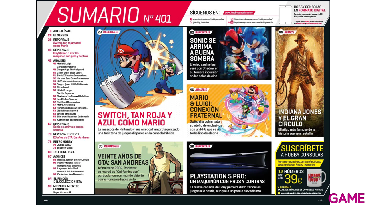 Revista Hobby Consolas nº 401-1