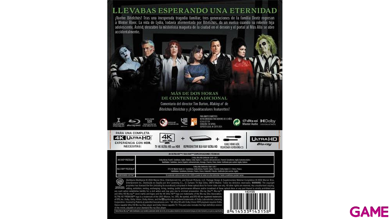 Bitelchus Bitelchus 4K + BD Edición Steelbook-1