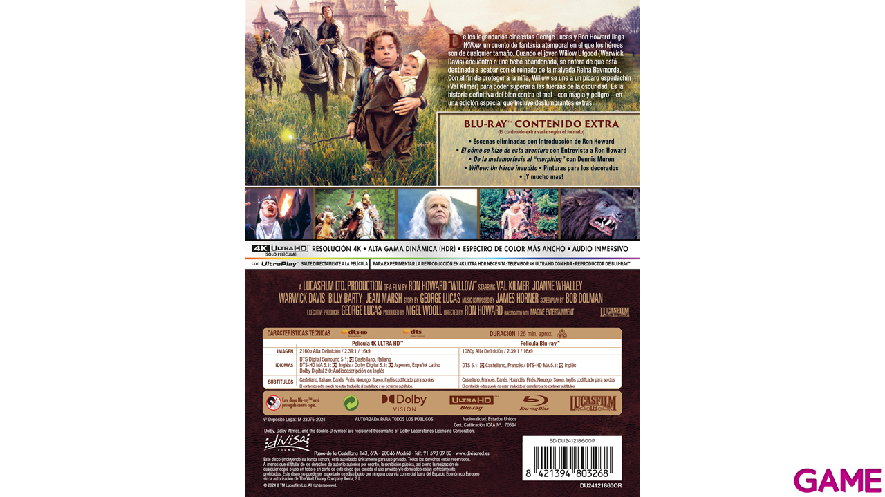 Willow 4K + BD Edición Steelbook-2