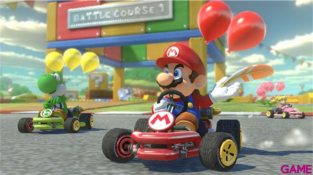 Nintendo Switch OLED Blanca + Mario Kart + 12 Meses Nintendo Online-3