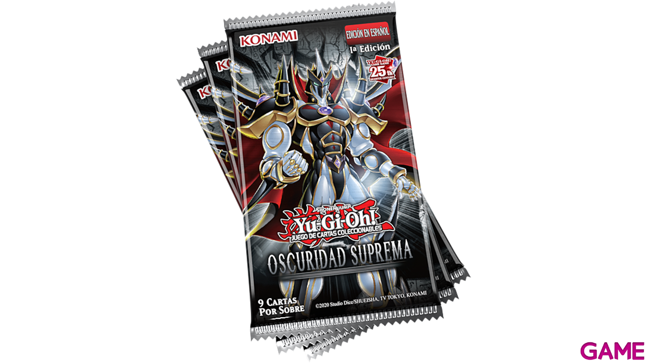 Pack de Cartas Yu-Gi-Oh! JCC Oscuridad Suprema 3 sobres-0