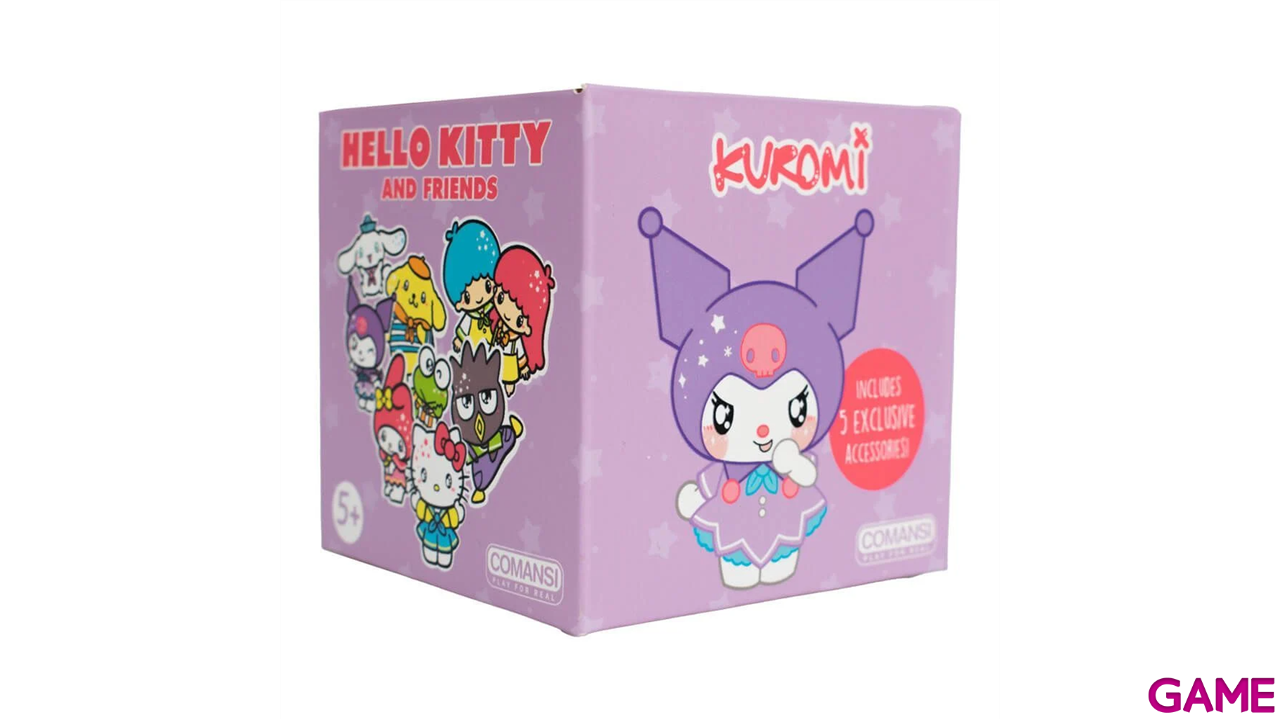 Figura Hello Kitty Kuromi Kawaii + extras en caja-0