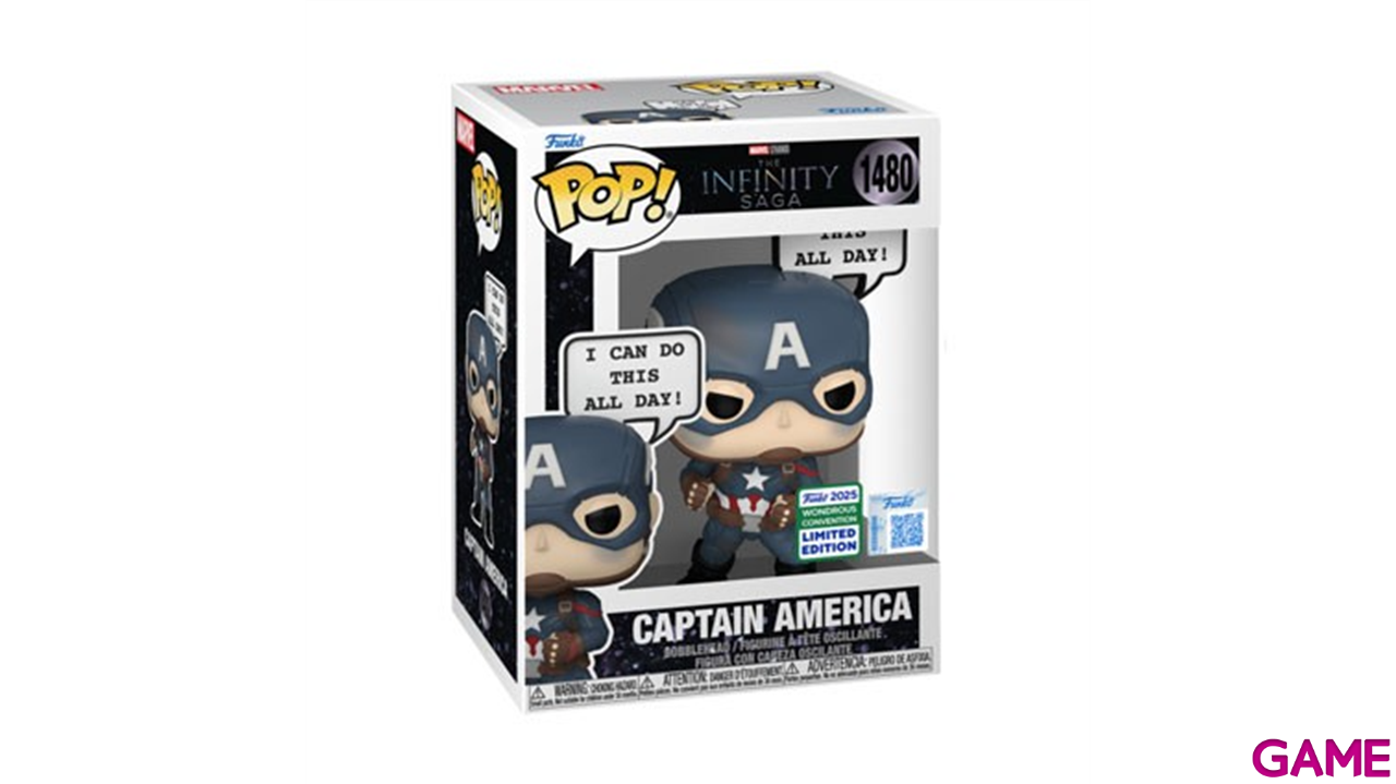 Figura POP Marvel Infinity Saga Capitan America-0