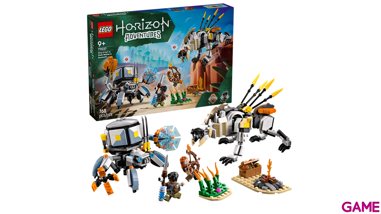 LEGO Horizon Aloy y Varl vs. Cangrejo y Dientes Serrados 77037-1