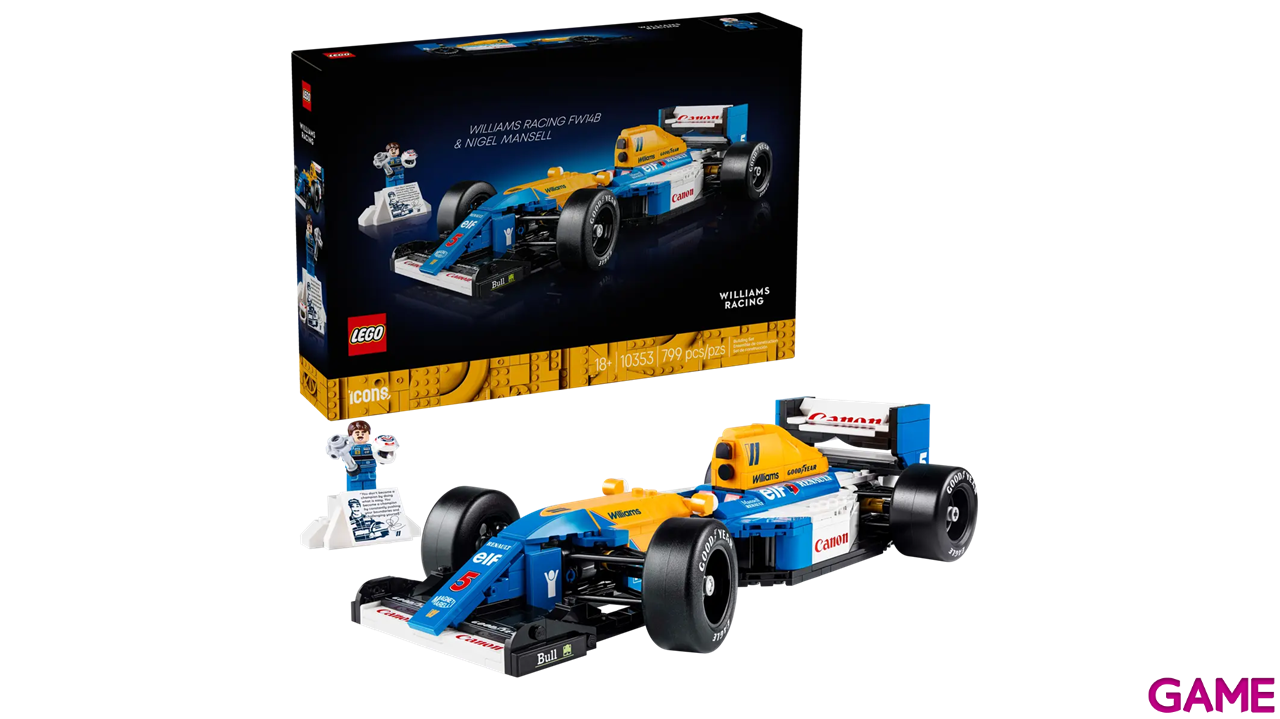 LEGO Icons Williams Racing FW14B y Nigel Mansell 10353-1