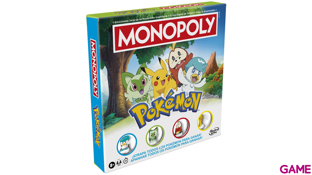 Juego de mesa Monopoly Pokemon-0