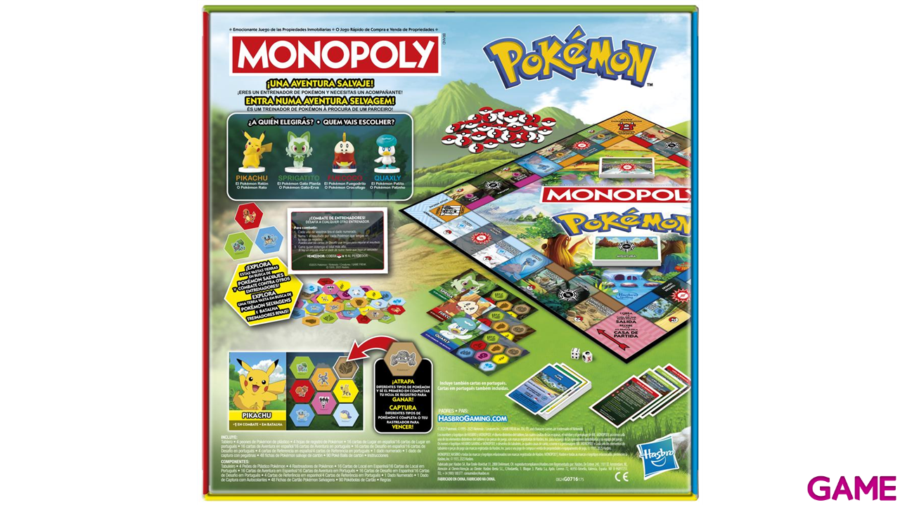 Juego de mesa Monopoly Pokemon-3