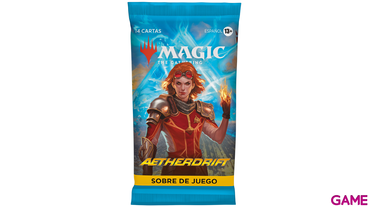 Sobre de cartas Magic The Gathering Aetherdrift Play Booster (Castellano)-0