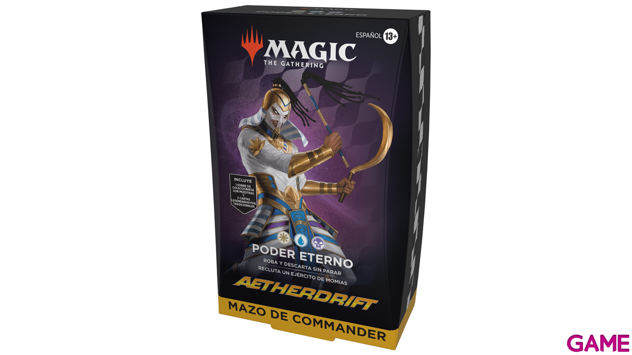 Mazo Commander Deck Magic the Gathering Aetherdrift (Castellano)-0