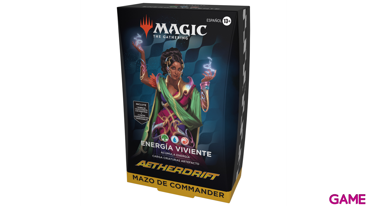 Mazo Commander Deck Magic the Gathering Aetherdrift (Castellano)-1