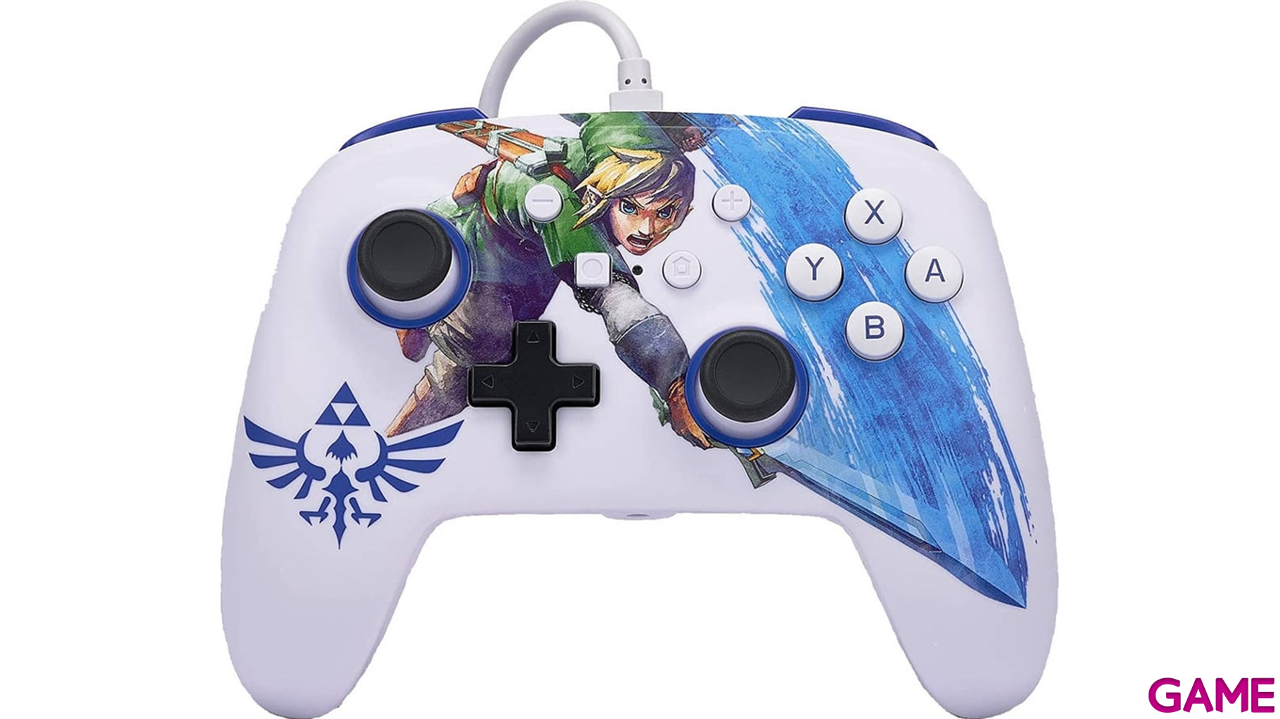 Controller con Cable PowerA Zelda Master Sword Attack -Licencia oficial--0