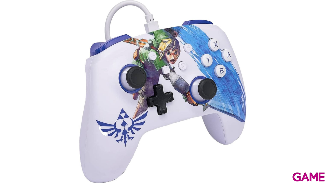 Controller con Cable PowerA Zelda Master Sword Attack -Licencia oficial--3