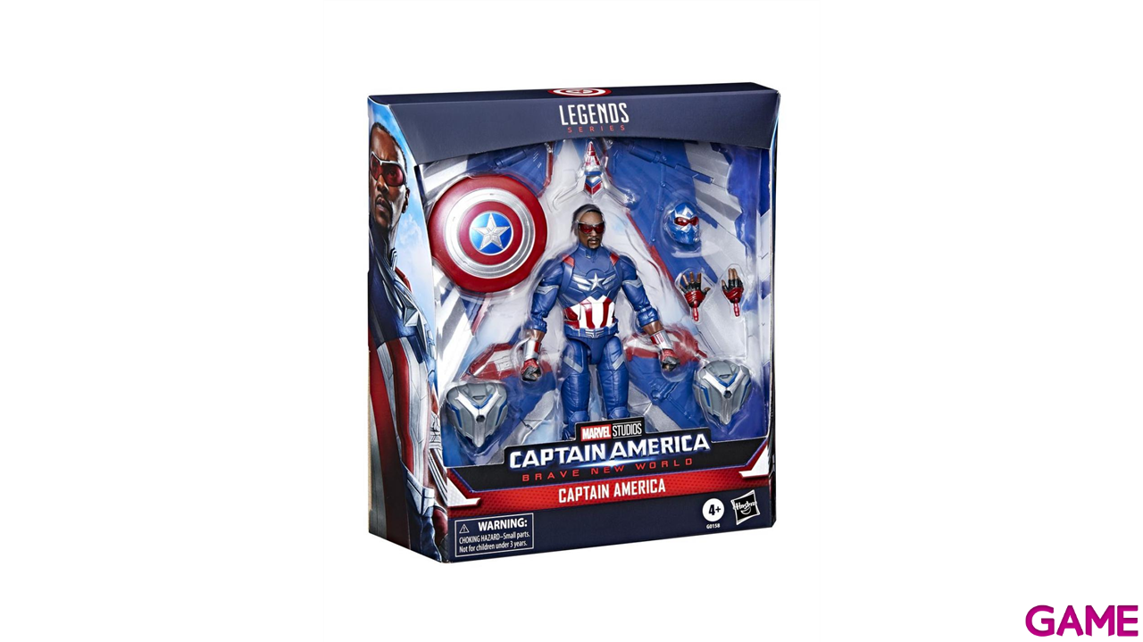 Figura Marvel Legends Capitan America Brave New World de 15 cm-2
