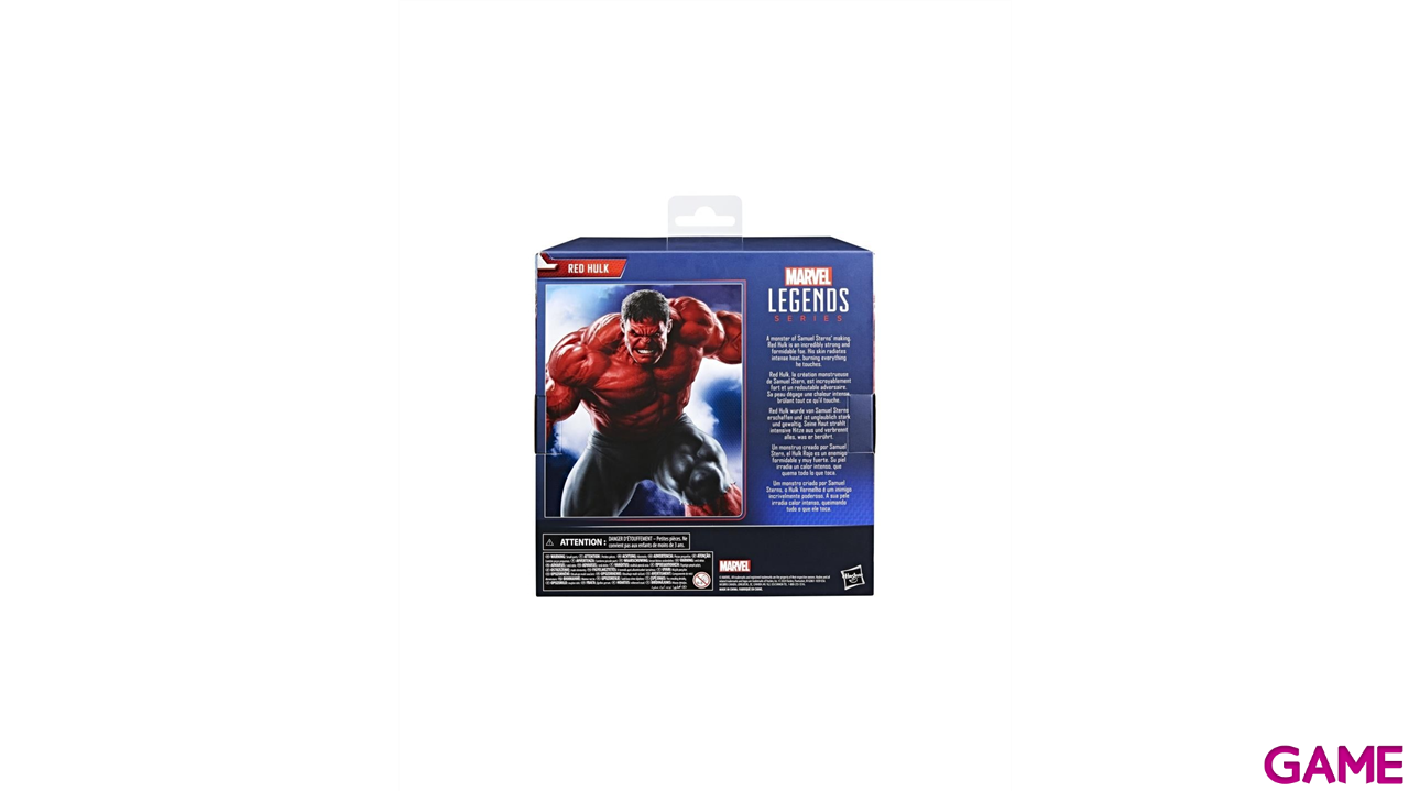 Figura Marvel Legends Capitan America Brave New World Hulk Rojo de 15 cm-2