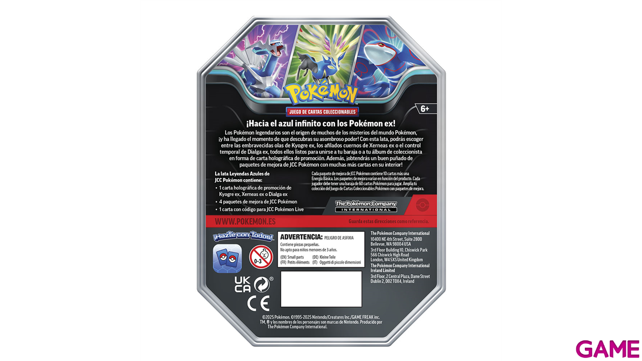 Lata de cartas Primavera EX Pokemon (Castellano) (surtido)-3