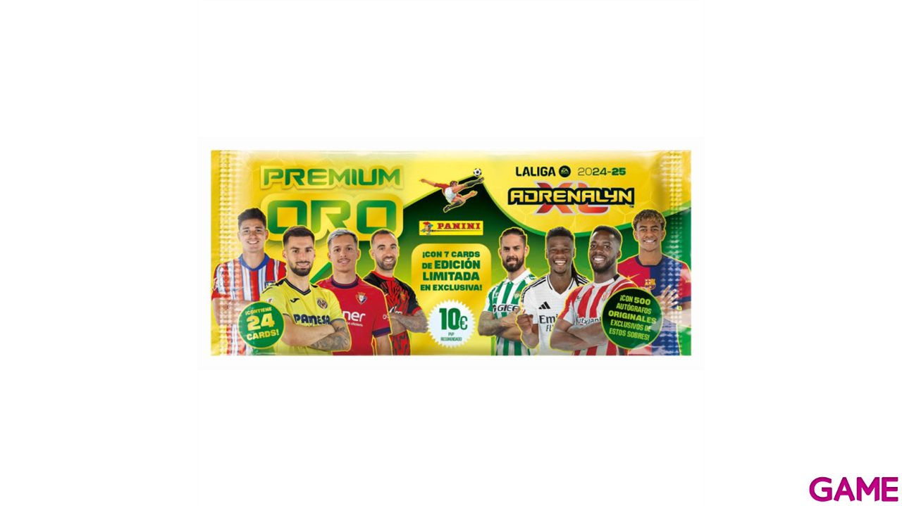 Sobres de cartas Premium Oro Adrenalyn La Liga 2024/2025-0
