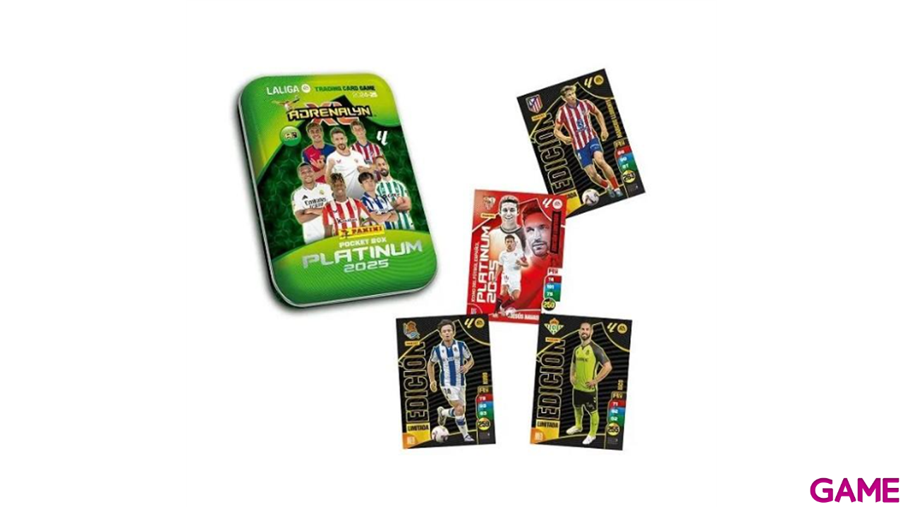 Mini Lata Pocket Box Platinum 2025 Adrenalyn La Liga 2024/2025-0