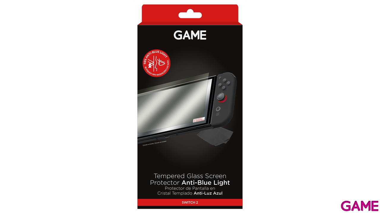 GAME GM-34216 Cristal templado 9H anti luz azul para Switch2-1