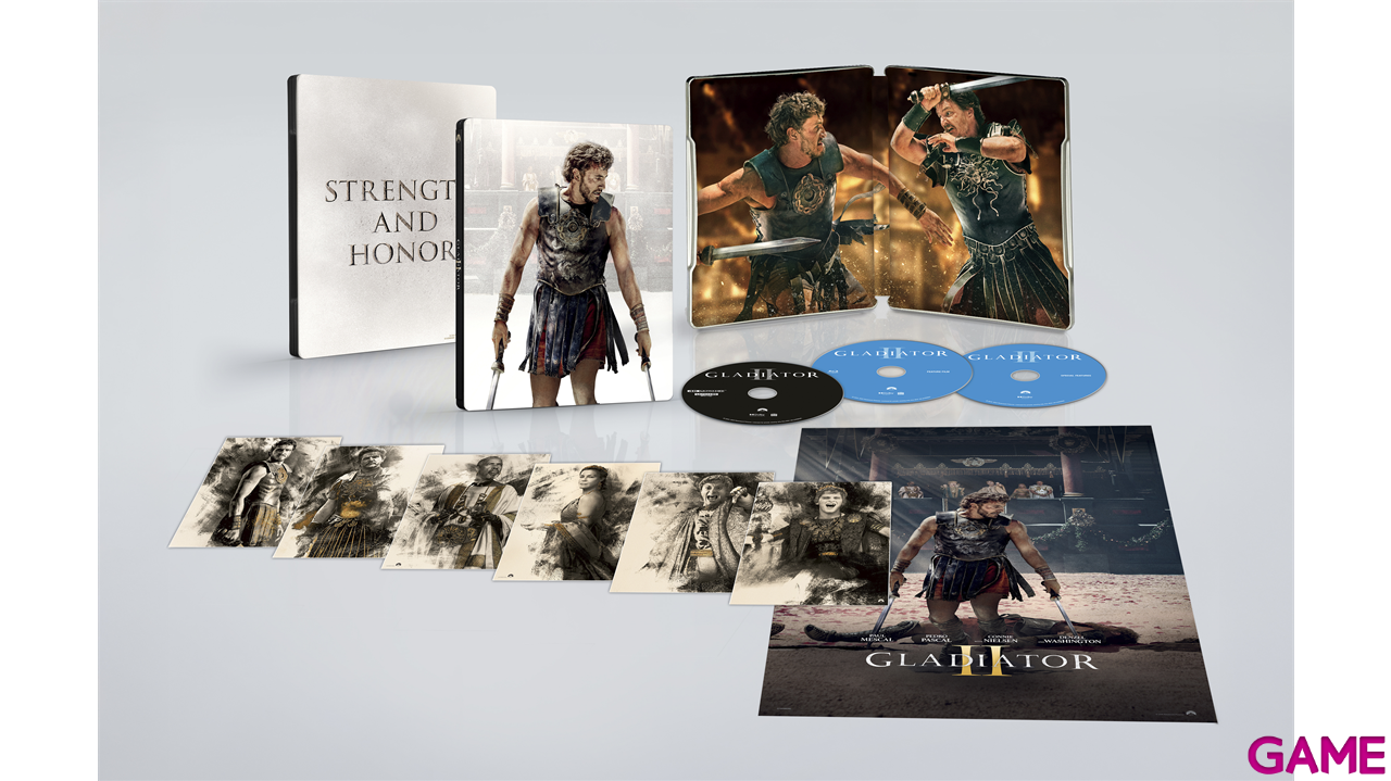 Gladiator II 4K + BD Edición Steelbook 1-2