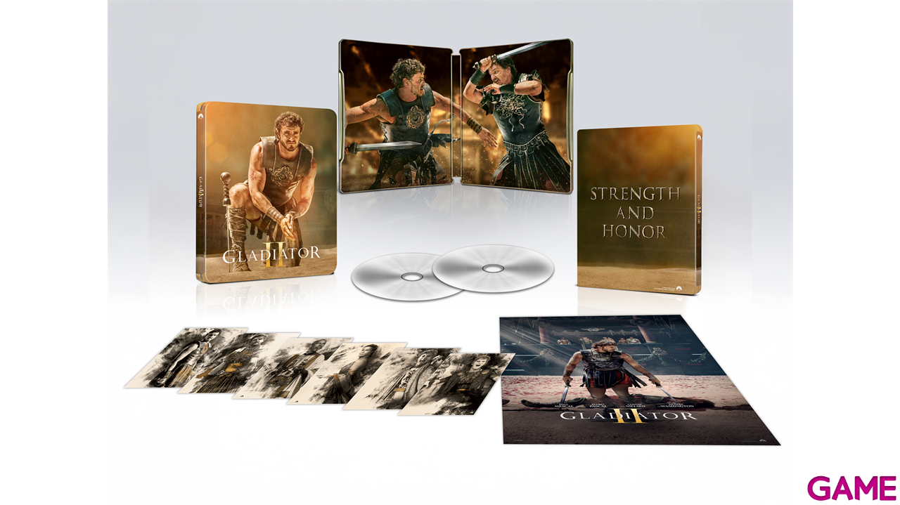 Gladiator II 4K + BD Edición Steelbook 2-0