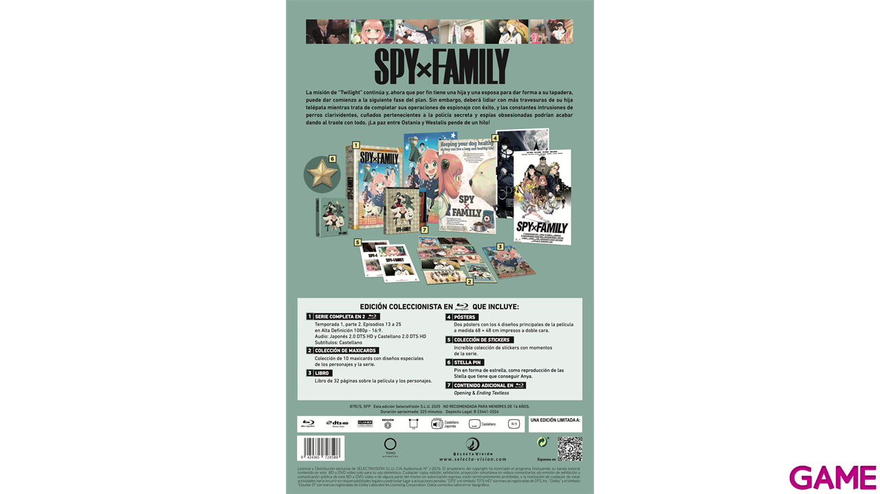 Spy x Family Temporada 1 Parte 2-0