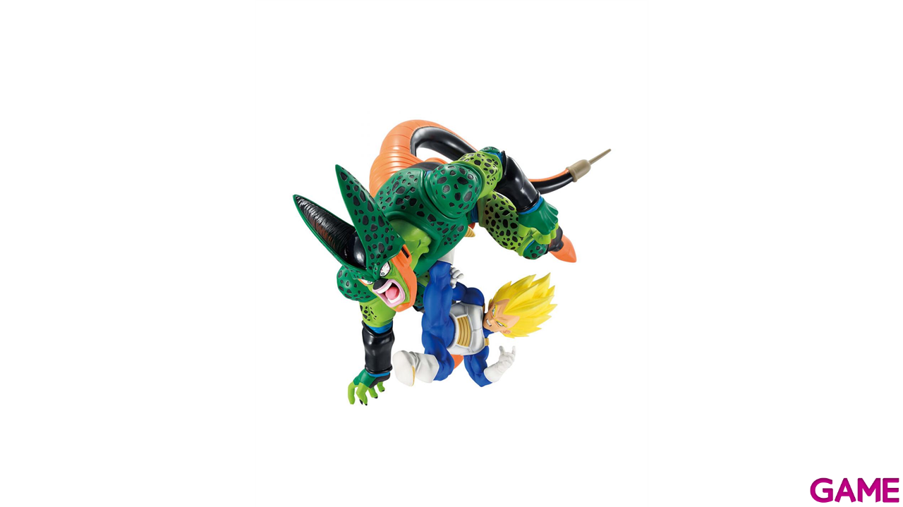 Figura Ichibansho Dragon Ball Dragon History II Vegeta vs Cell de 17 cm-0