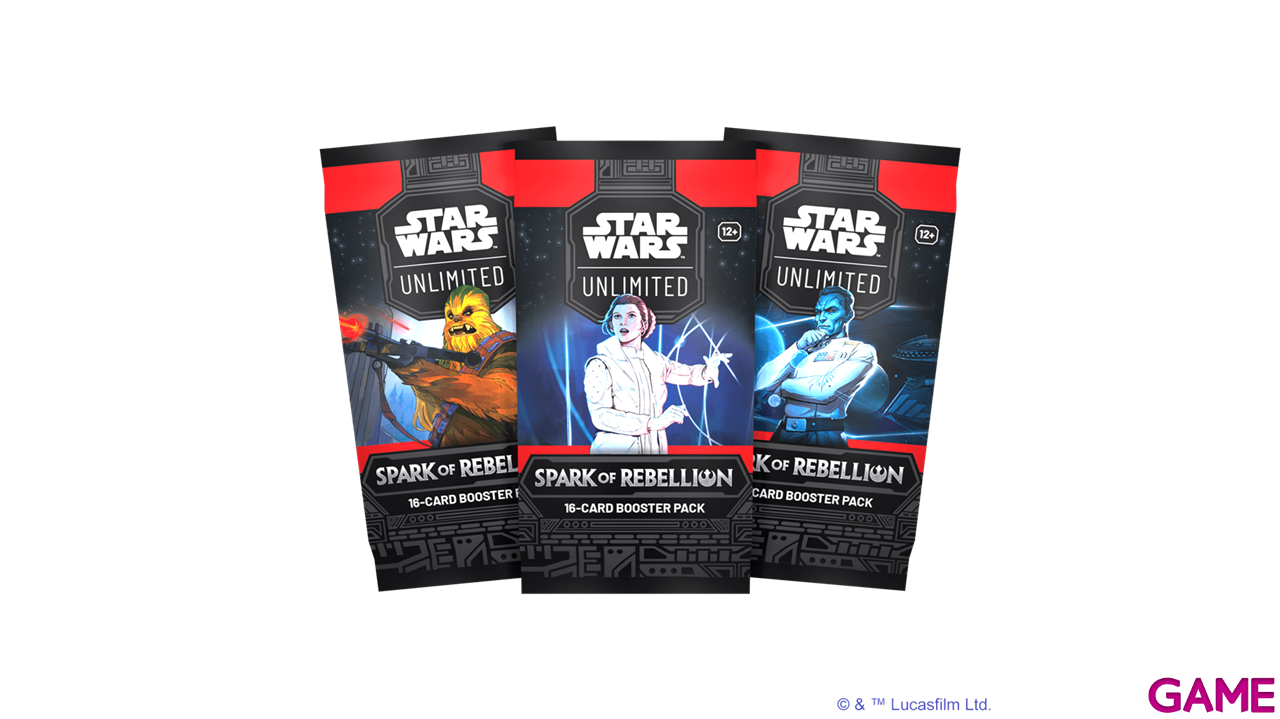 Sobre de cartas Star Wars Unlimited: Spark of Rebellion Booster Pack (Inglés)-0