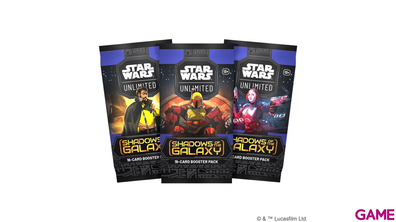 Sobre de cartas Star Wars Unlimited: Shadows of the Galaxy Booster Pack (Inglés)-0
