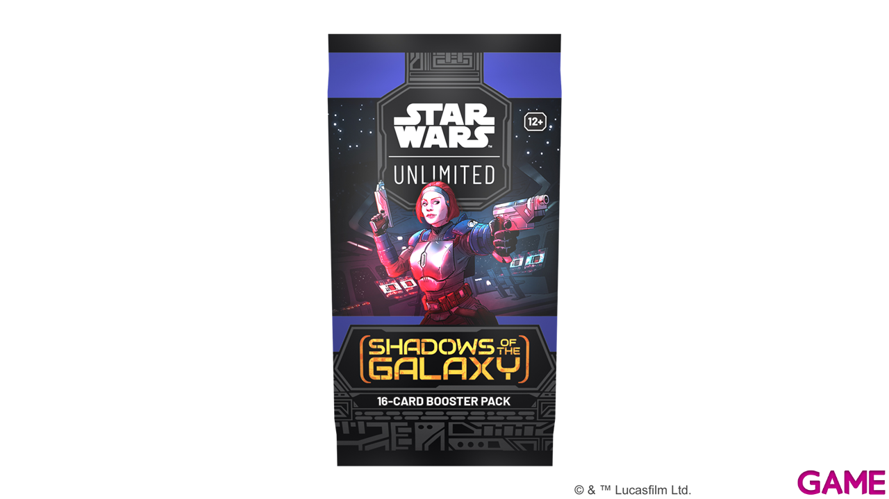 Sobre de cartas Star Wars Unlimited: Shadows of the Galaxy Booster Pack (Inglés)-1