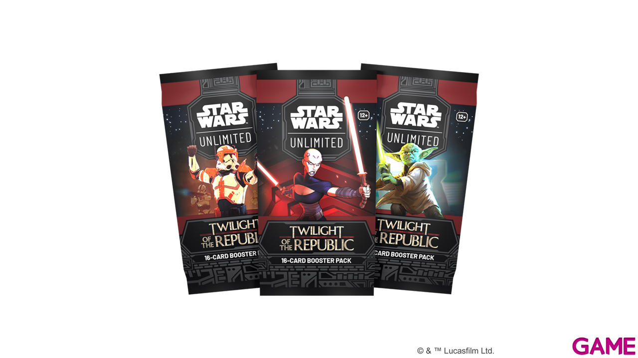 Sobre de cartas Star Wars Unlimited: Twilight of the Republic Booster Pack (Inglés)-0