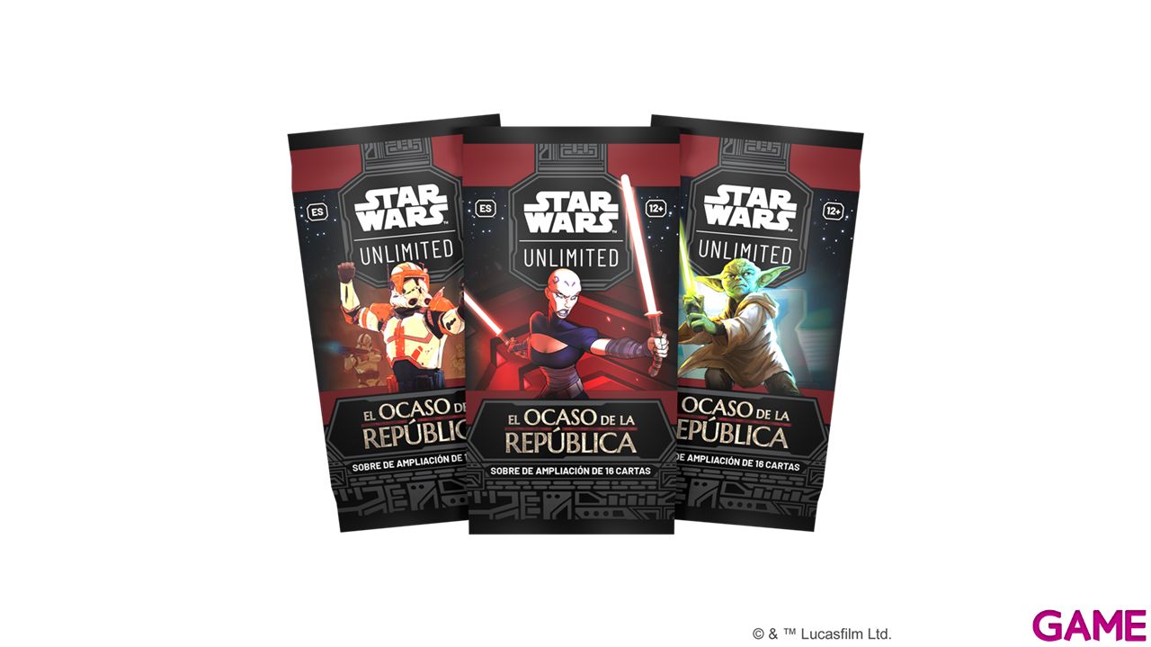 Sobre de cartas Star Wars Unlimited: El ocaso de la República (Castellano)-0