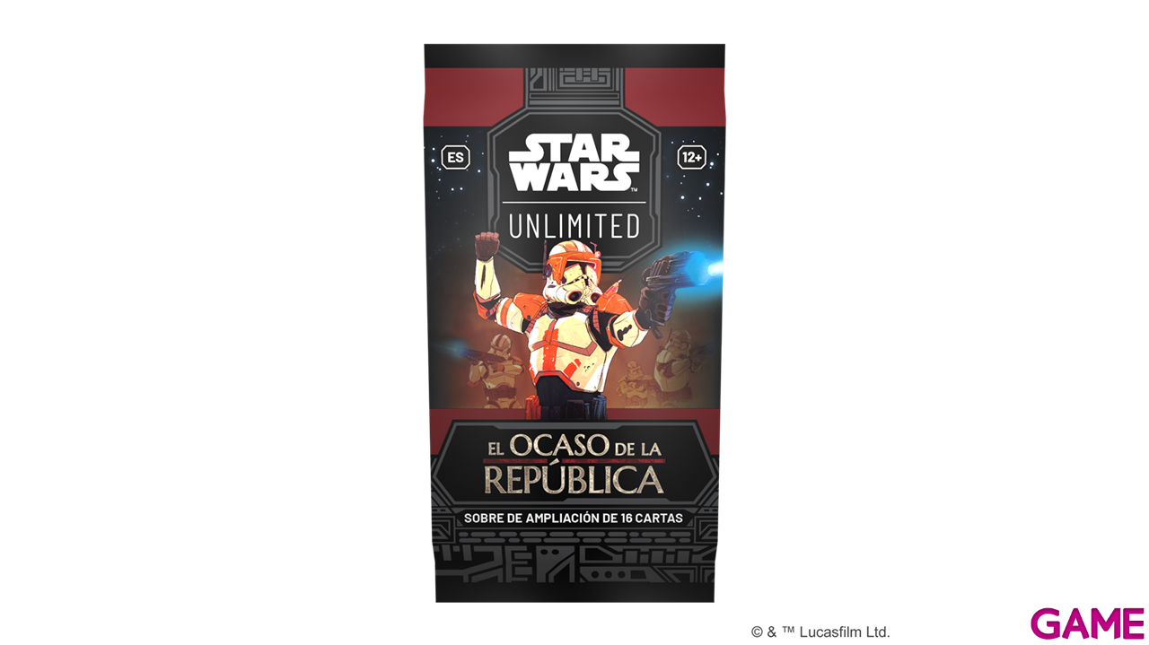Sobre de cartas Star Wars Unlimited: El ocaso de la República (Castellano)-1