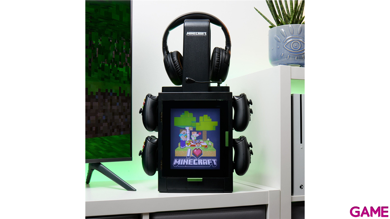 Gaming Locker con iluminacion Minecraft-2